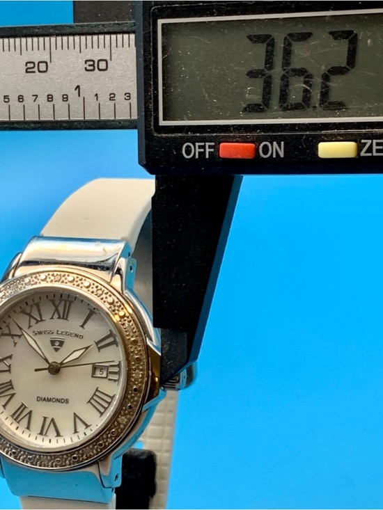 SWISS LEGEND SOUTH BEACH Women’s Diamond Swiss Quartz Watch MOP Working New Batt main image 6